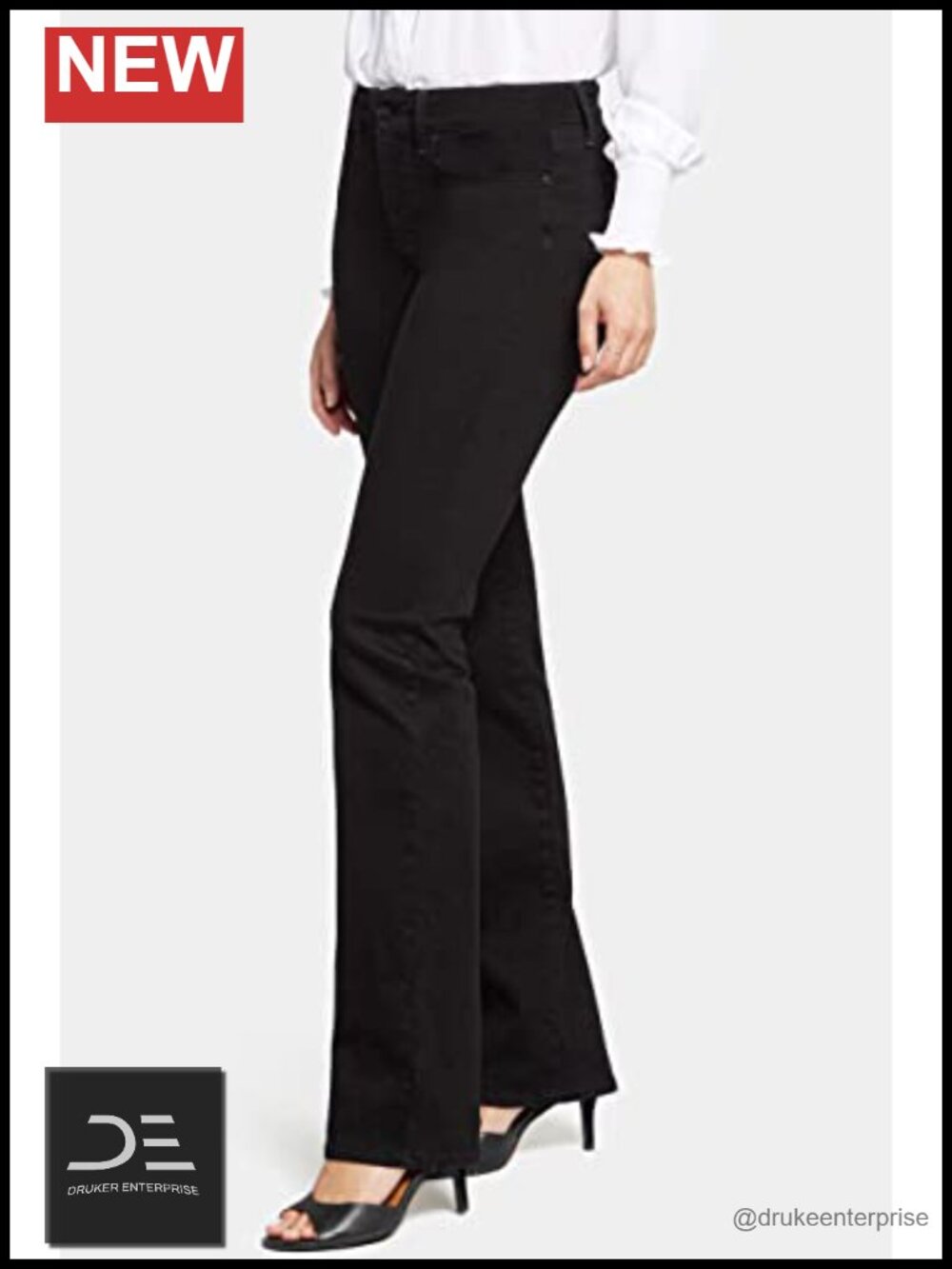 NYDJ Marilyn Straight Jeans Women's 32" Inseam Lift Tuck Slimming - Picture 4 of 6
